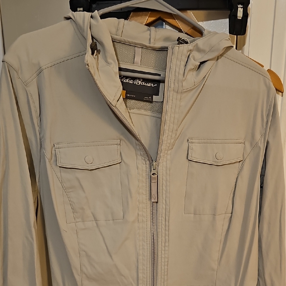 Eddie Bauer Grey Hooded Jacket